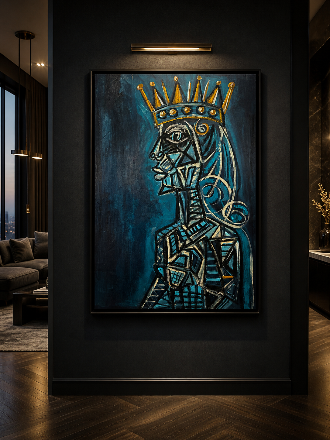 Crowned Identity – Limited Edition Giclée Canvas Print