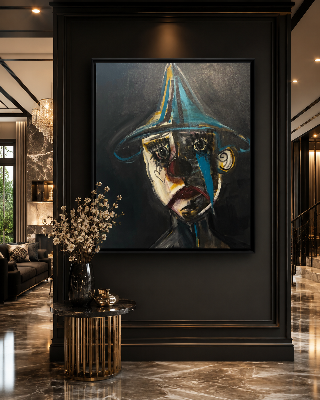The Weight Of The Mask – Limited Edition Giclée Canvas Print