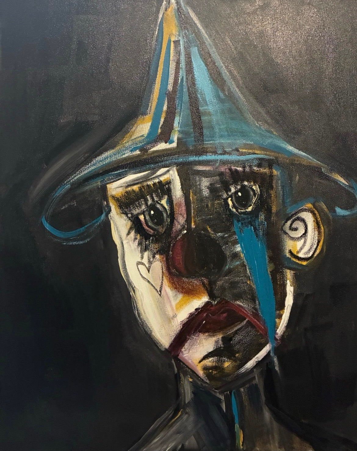 The Weight Of The Mask – Limited Edition Giclée Canvas Print