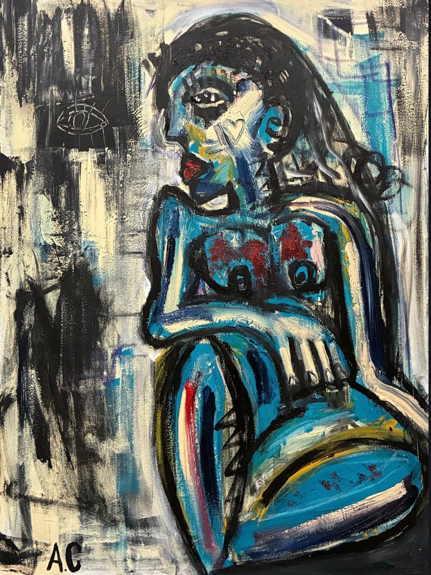 The Girl Beneath The Noise– Limited Edition Giclée Canvas Print