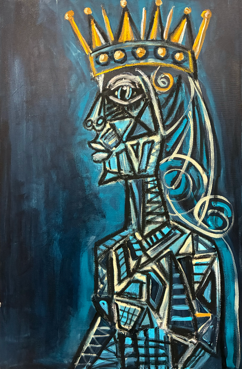Crowned Identity – Limited Edition Giclée Canvas Print