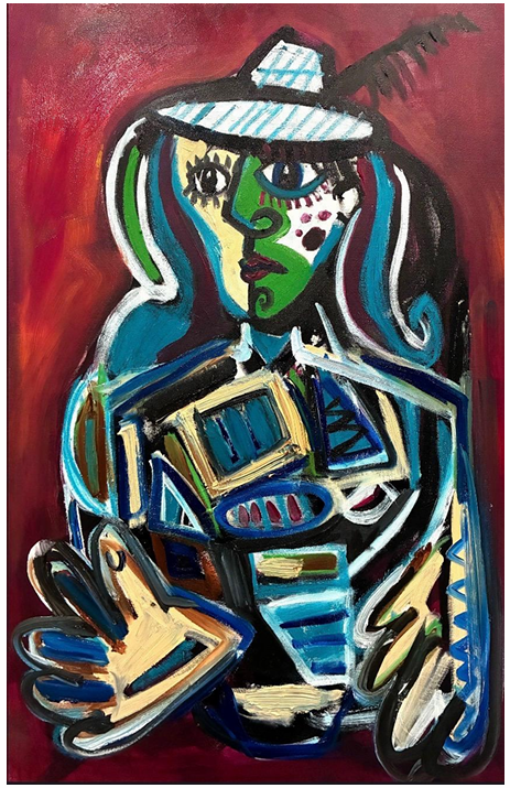 Distorted Grace – Limited Edition Giclée Canvas Print
